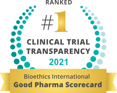 Ranked #1 Clinical Trial Transparency 2021